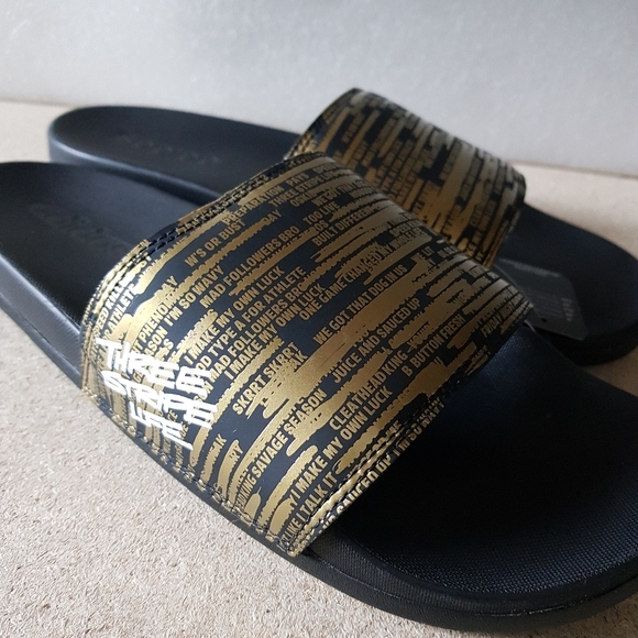 adidas men's adilette three stripe life comfort slides